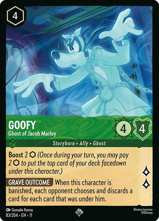 Image for Goofy - Ghost of Jacob Marley (83/204) - Disney Lorcana