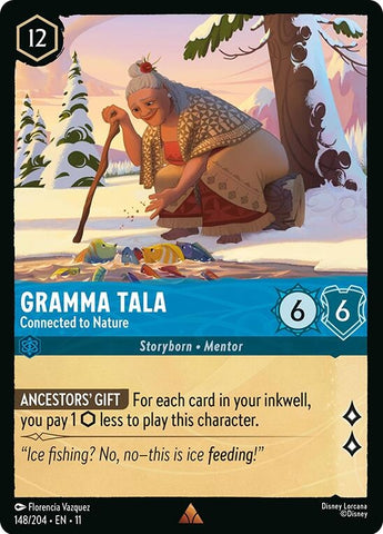 Image for Gramma Tala - Connected to Nature (148/204) - Disney Lorcana