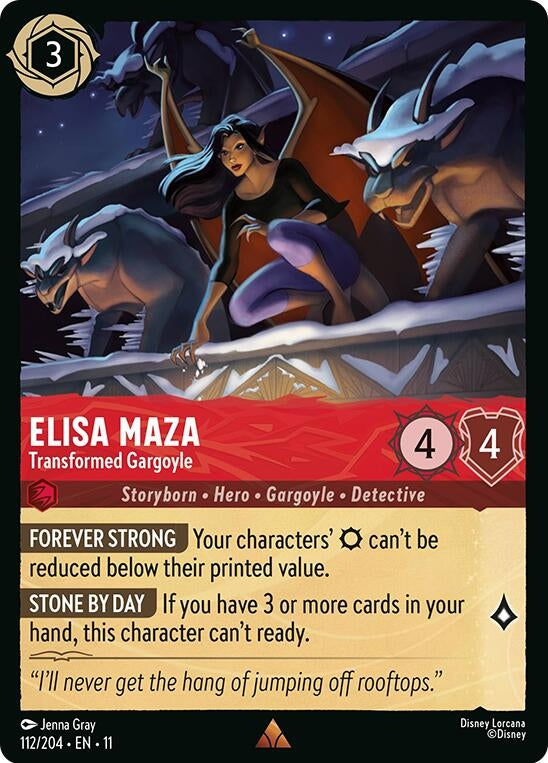Image for Elisa Maza - Transformed Gargoyle (112/204) - Disney Lorcana