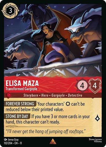 Image for Elisa Maza - Transformed Gargoyle (112/204) - Disney Lorcana