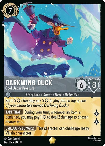 Image for Darkwing Duck - Cool Under Pressure (192/204) - Disney Lorcana