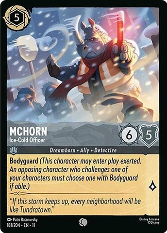 Image for McHorn - Ice-Cold Officer - Disney Lorcana