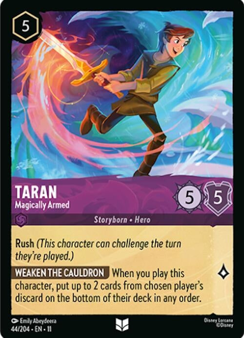 Image for Taran - Magically Armed (44/204) - Disney Lorcana
