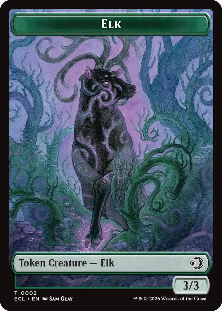 Image for Elk // Mutavault Double-Sided Token (2 // 11) (Lorwyn Eclipsed) (ECL) - Magic: The Gathering