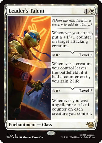 Image for Leader's Talent (13) (Teenage Mutant Ninja Turtles) - Magic: The Gathering