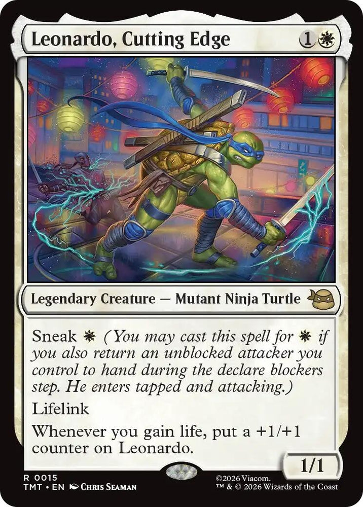 Image for Leonardo, Cutting Edge (15) (Teenage Mutant Ninja Turtles) - Magic: The Gathering