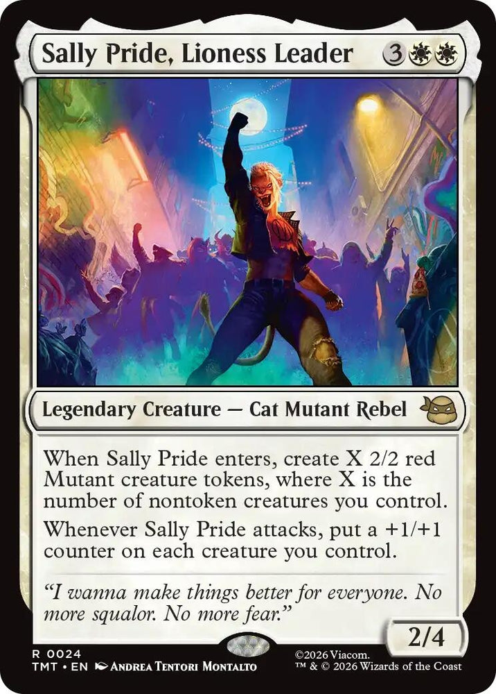 Image for Sally Pride, Lioness Leader (24) (Teenage Mutant Ninja Turtles) - Magic: The Gathering