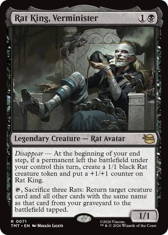 Image for Rat King, Verminister (71) (Teenage Mutant Ninja Turtles) - Magic: The Gathering