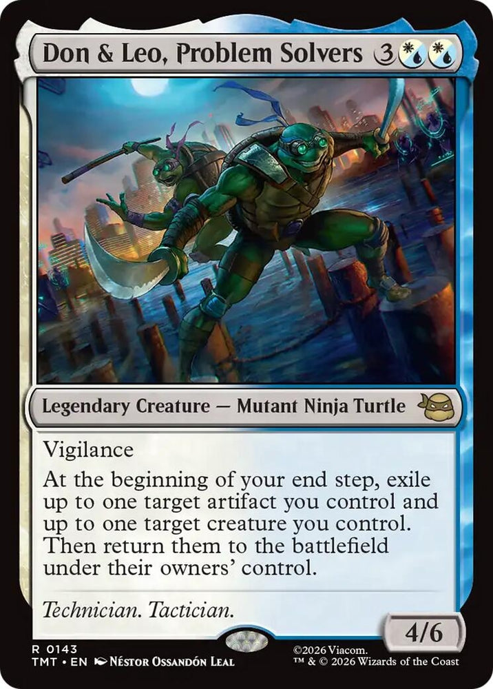 Image for Don & Leo, Problem Solvers (143) (Teenage Mutant Ninja Turtles) - Magic: The Gathering