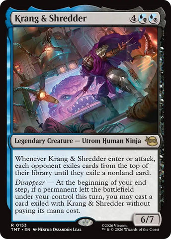Image for Krang & Shredder (153) (Teenage Mutant Ninja Turtles) - Magic: The Gathering