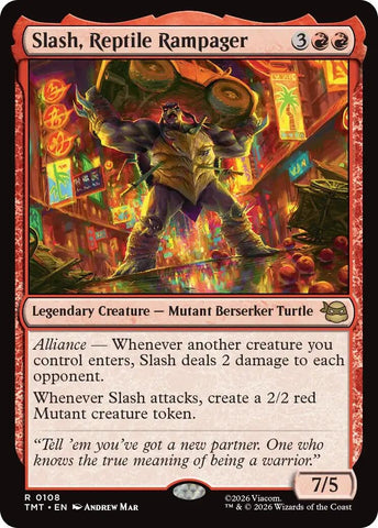 Image for Slash, Reptile Rampager (108) (Teenage Mutant Ninja Turtles) - Magic: The Gathering