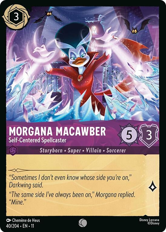 Image for Morgana Macawber - Self-Centered Spellcaster (40/204) - Disney Lorcana