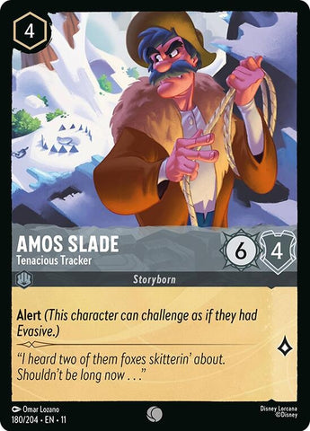 Image for Amos Slade - Tenacious Tracker (180/204) - Disney Lorcana