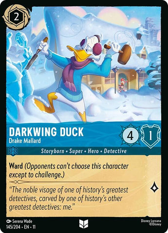 Image for Darkwing Duck - Drake Mallard (145/204) - Disney Lorcana