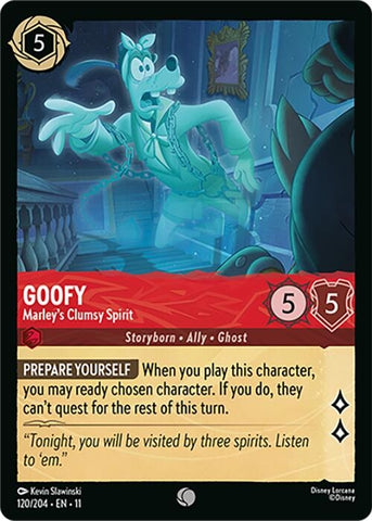 Image for Goofy - Marley's Clumsy Spirit (120/204) (Winterspell) - Disney Lorcana