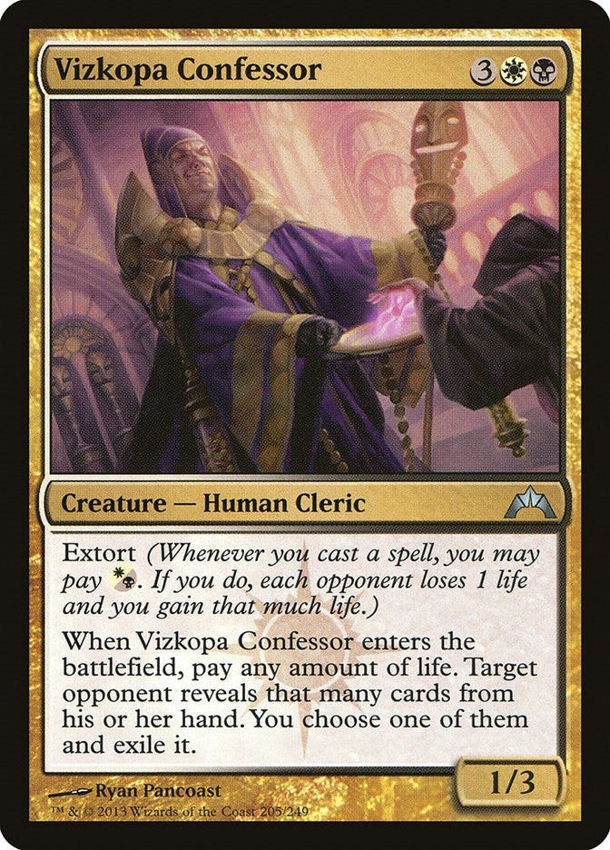 Image for Vizkopa Confessor (205) [Gatecrash]