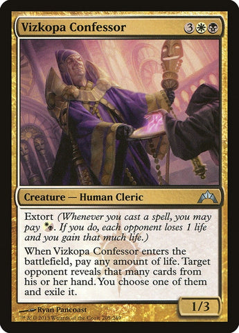 Image for Vizkopa Confessor (205) [Gatecrash]