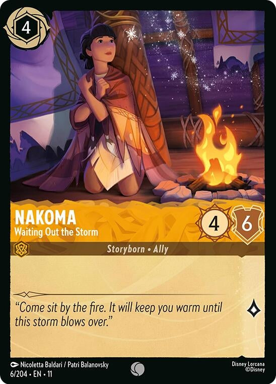 Image for Nakoma - Waiting Out the Storm (6/204) - Disney Lorcana