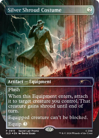 Image for Silver Shroud Costume (915) (Secret Lair Drop Series) - Magic: The Gathering