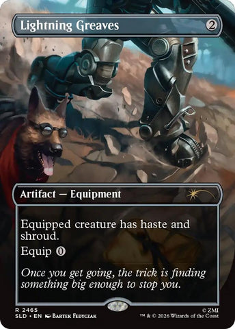 Image for Lightning Greaves (2465) (2465) (Secret Lair Drop Series) - Magic: The Gathering