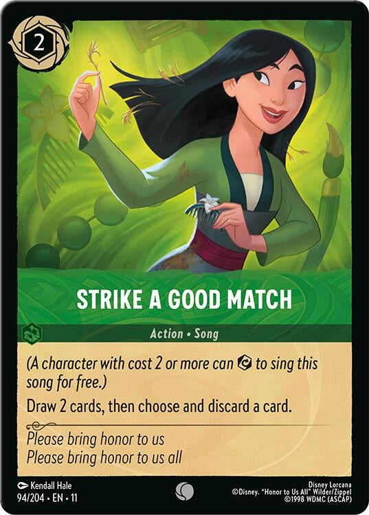 Image for Strike a Good Match (94/204) - Disney Lorcana