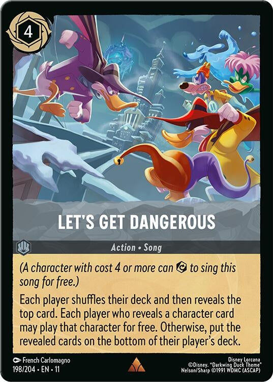 Image for Let's Get Dangerous (198/204) - Disney Lorcana