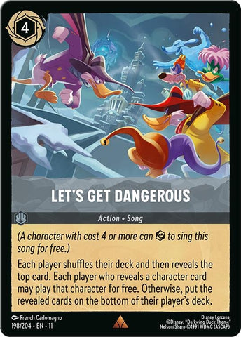 Image for Let's Get Dangerous (198/204) - Disney Lorcana