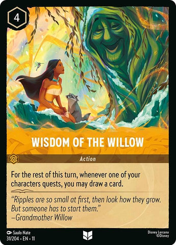 Image for Wisdom of the Willow (31/204) (Winterspell) - Disney Lorcana