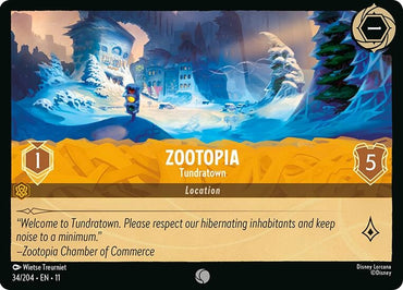 Image for Zootopia - Tundratown (34/204) (Winterspell) - Disney Lorcana