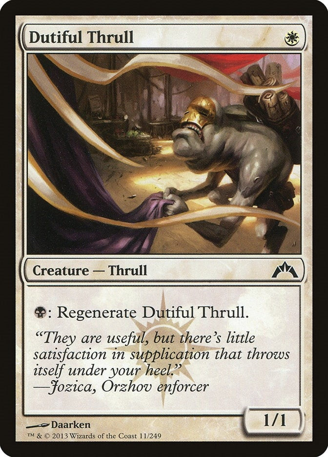 Image for Dutiful Thrull (11) [Gatecrash]