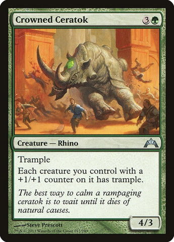 Image for Crowned Ceratok (117) [Gatecrash]