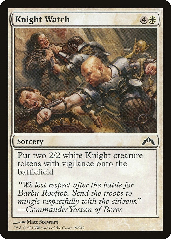 Image for Knight Watch (19) [Gatecrash]