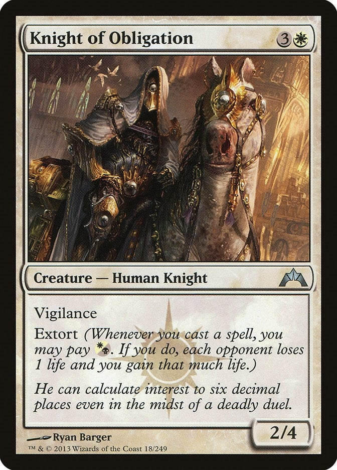 Image for Knight of Obligation (18) [Gatecrash]