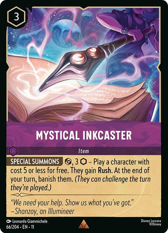 Image for Mystical Inkcaster (66/204) (Winterspell) - Disney Lorcana
