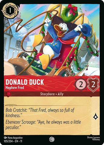 Image for Donald Duck - Nephew Fred (105/204) (Winterspell) - Disney Lorcana
