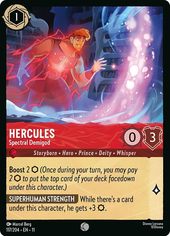 Image for Hercules - Spectral Demigod (117/204) (Winterspell) - Disney Lorcana