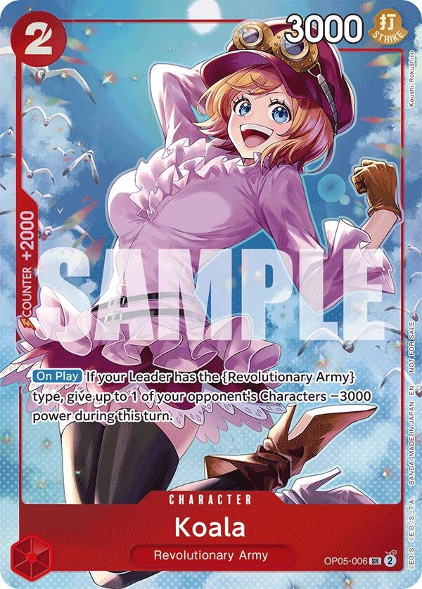 Image for Koala - OP05-006 (OP05-006) (Extra Booster: One Piece Heroines Edition) - One Piece Card Game