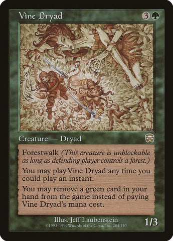Image for Vine Dryad (284) [Mercadian Masques]