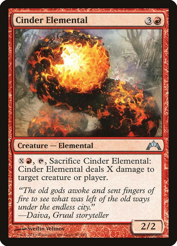 Image for Cinder Elemental (87) [Gatecrash]