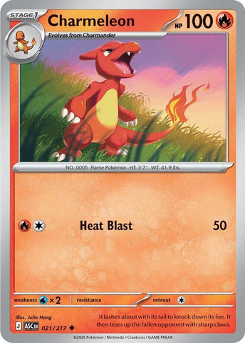Image for Charmeleon (021/217) (ME: Ascended Heroes) - Pokemon