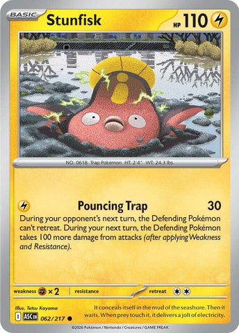 Image for Stunfisk (062/217) (ME: Ascended Heroes) - Pokemon