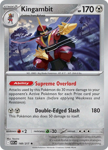 Image for Kingambit (148/217) (ME: Ascended Heroes) - Pokemon