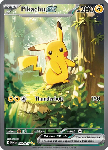 Image for Pikachu ex (276/217) (ME: Ascended Heroes) - Pokemon