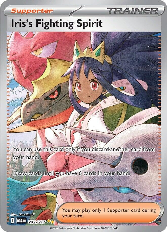 Image for Iris's Fighting Spirit (292/217) (ME: Ascended Heroes) - Pokemon