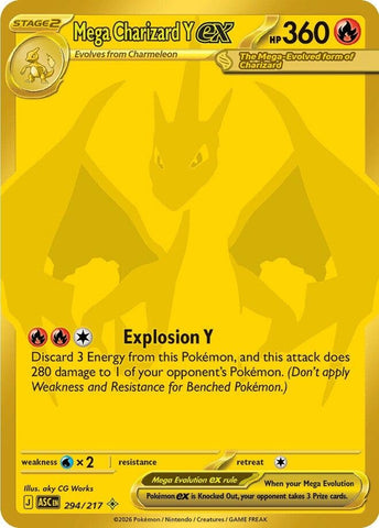 Image for Mega Charizard Y ex (294/217) (ME: Ascended Heroes) - Pokemon