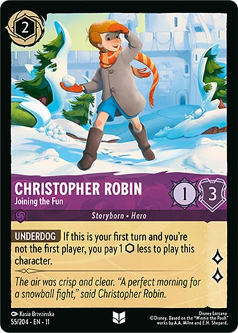 Image for Christopher Robin - Joining the Fun (55/204) (Winterspell) - Disney Lorcana