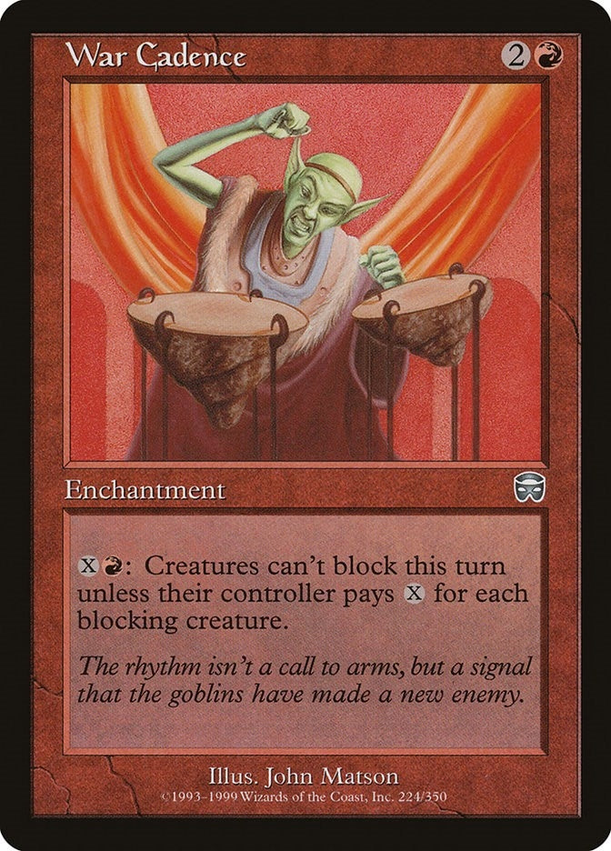 Image for War Cadence (224) [Mercadian Masques]