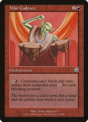 Image for War Cadence (224) [Mercadian Masques]