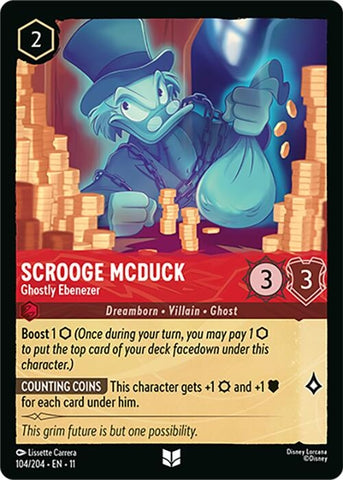 Image for Scrooge McDuck - Ghostly Ebenezer (104/204) (Winterspell) - Disney Lorcana