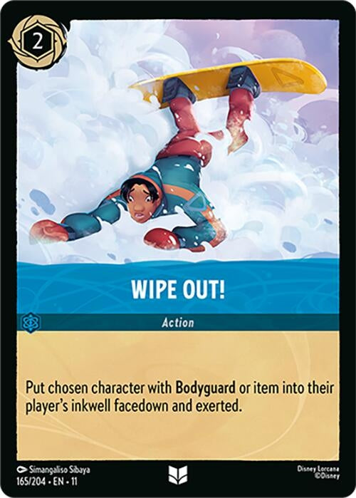 Image for Wipe Out! (165/204) (Winterspell) - Disney Lorcana